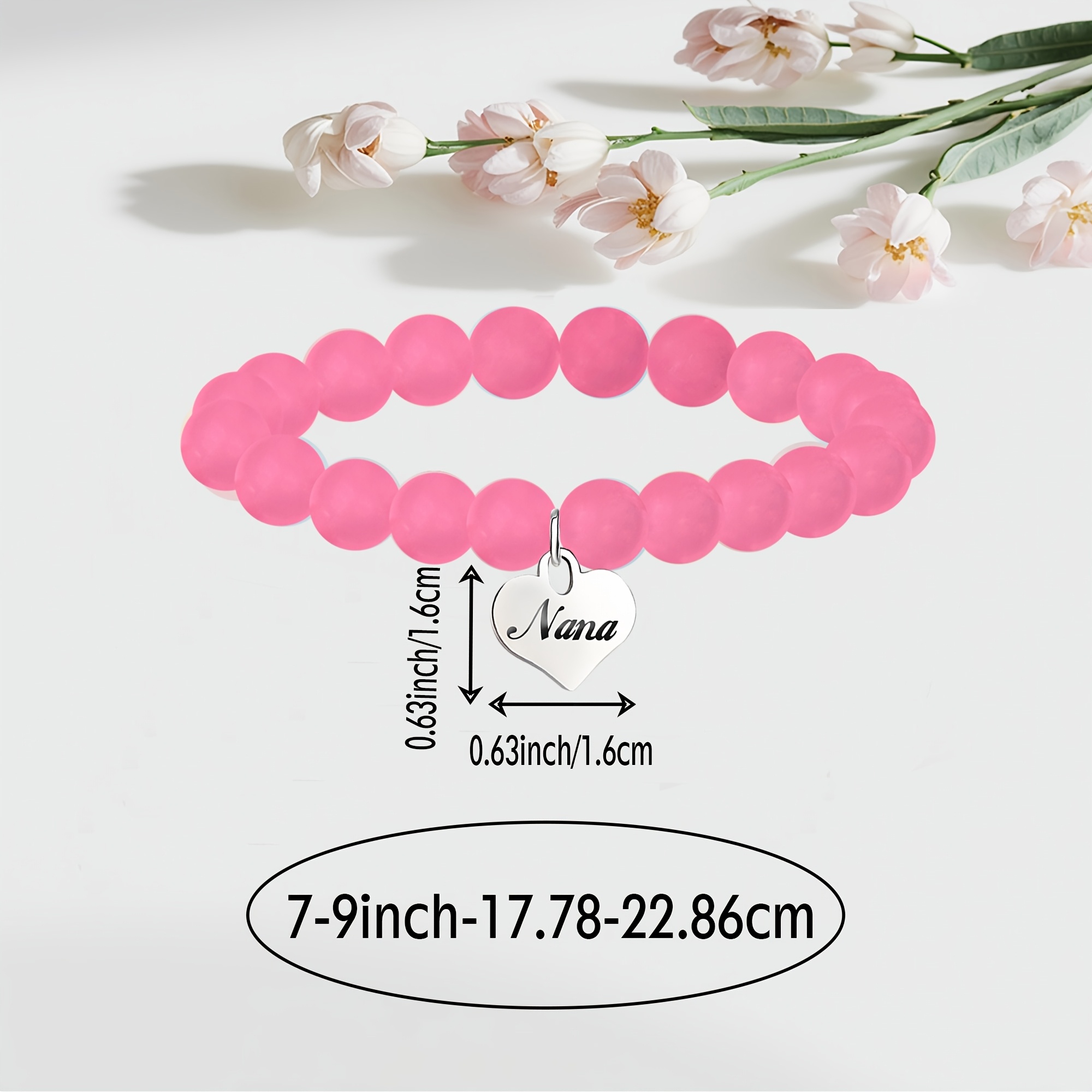 Sweet Heart Pendant Charm Bracelet Gift for Women